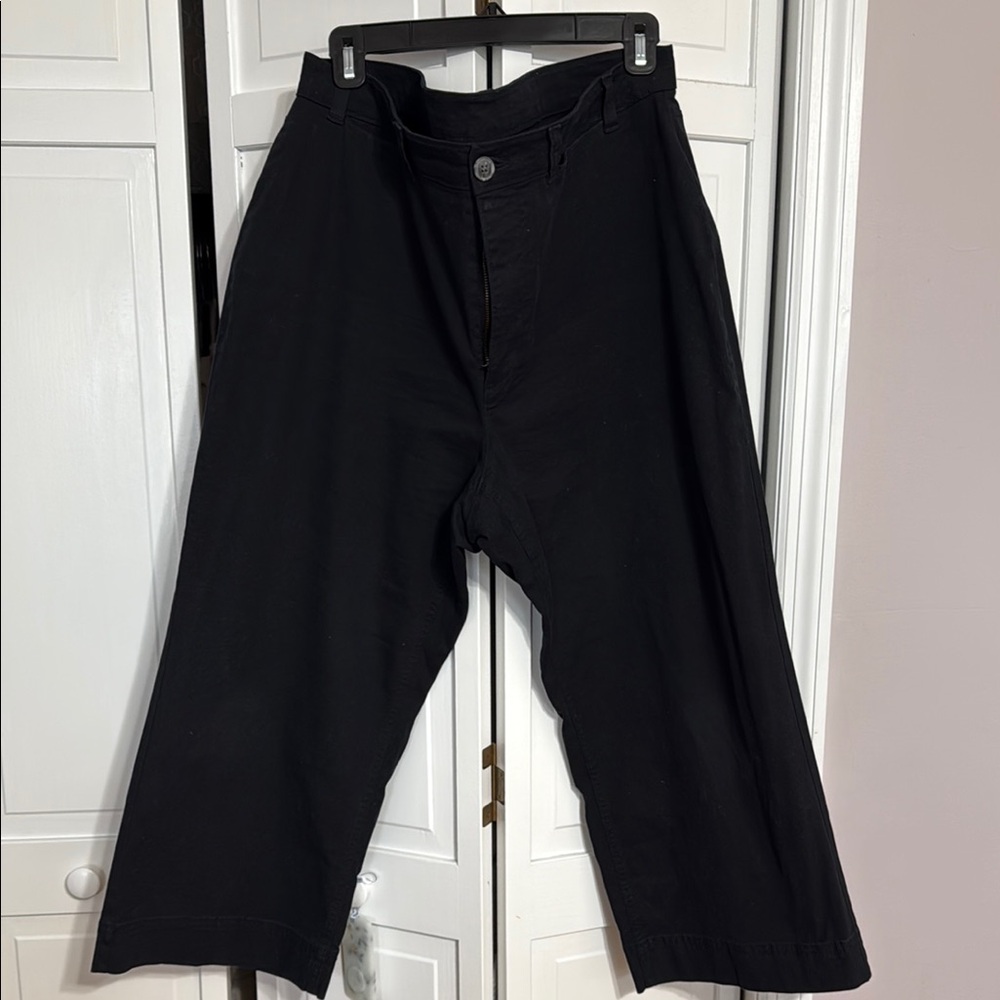 Black Wide-Leg Pants